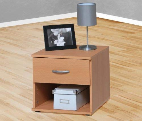 Möbeldesign Team 2000 Container Beistelltisch Nachtschrank buche -7