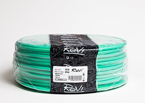 Câble flexible RZ1-K 3x2,5mm 100m (Vert)