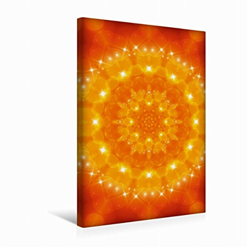 Premium Textil-Leinwand 30 x 45 cm Hoch-Format Mandala - Liebe | Wandbild, HD-Bild auf Keilrahmen, Fertigbild auf hochwertigem Vlies, Leinwanddruck von Gaby Shayana Hoffmann