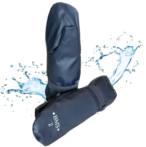 BMS Thermo Buddelhandschuhe mit Fleecefutter, Marine, Größe 2 (2-5 Jahre)