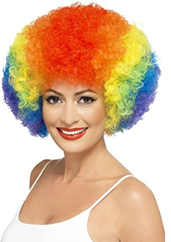 WIG CLOWN RAINBOW ADULT