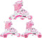 Raven Princess 3in1 Inline Skates Triskates Rollschuhe Inliner für Kinder Mädchen verstellbar (26-29 (16m-18cm))