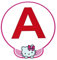 A jeune conducteur apprenti autocollant adhésif Hello Kitty