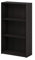 Furinno Basic Bücherregal mit 3 Fächern, Aufbewahrungsregal, Verbundholz, Espresso, 23.49 x 23.49 x 100.33 cm