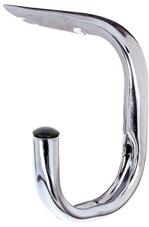 Alberts 856144 Fahrradhaken | gebogen | galvanisch blau verzinkt | Gesamthöhe 150 mm | Hakentiefe 110 mm | 6er Set