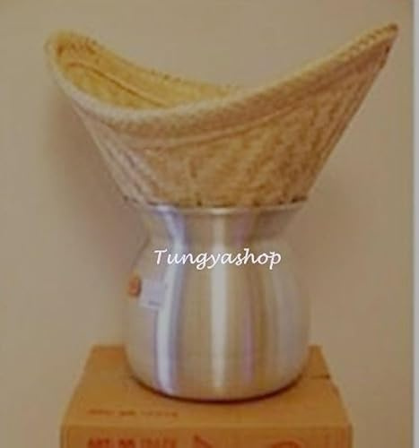 Thai Lao Sticky Rice Steamer Pot and Basket Cook Kitchen Cookware Tool