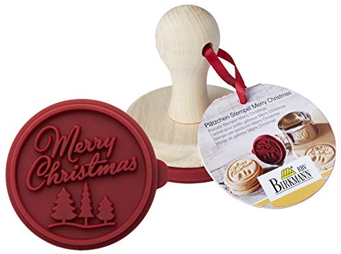 RBV Birkmann, 340176, Plätzchen-Stempel Merry Christmas, Ø 7cm