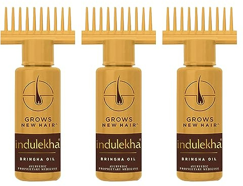 3 x Indulekha Bringha Complete Hair Care Oil 100ml (Pack of 3) by Indulekha