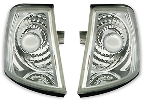 Depo Frontblinker Set Klarglas Chrom Blinker