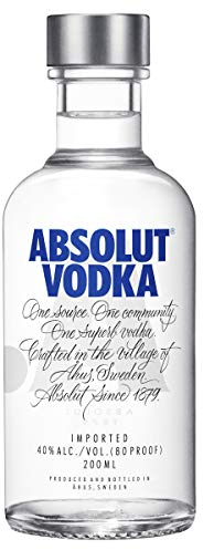 Absolut Blue - Swedish Pure Vodka - 20cl - 40% ABV
