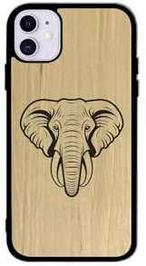 Enowood Wooden Phone Case for Iphone Artisanale – Elephant – iPhone X/XS – Charm