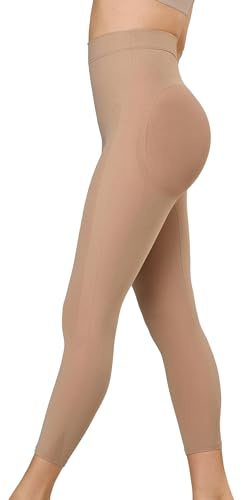 Leonisa Shapewear Senza Cuciture a Vita Alta per Sollevamento Glutei o Pantaloncini Modellanti Coscia più Sottile Cintura per Donne Controllo della Pancia