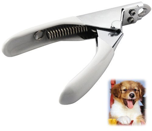 Accessotech Grey Pet Nail Clippers Cutter for Dogs Cats Birds Guinea Pig Animal Claws Scissor Cut