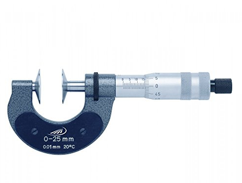 Helios-Preisser Bügelmessschraube für Zahnweiten, 0,01mm, 95-120 mm 0864325