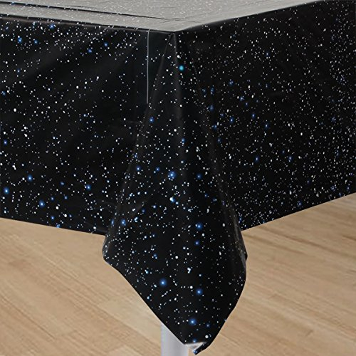 Tischdecke * Weltraum/Space Blast * als Deko für Kindergeburtstag und Weltall Mottoparty | Größe 137 x 274cm | Kinder Geburtstag Party Table Cover Sternenhimmel