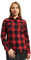 Brandit Women Amy Flannel Shirt Long S, color: red/black, size: S