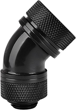 Thermaltake Pacific PETG Tube 45-Degree dual 16mm für PC Wasserkühlungen schwarz