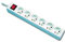 MCAD Multiprise Bloc de 6 prises Avec interrupteur 4.00 M 57337