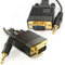 PC Ordenador Portátil a HD LCD LED Plasma TV 15 Pines VGA con Conector Jack Audio Cable 1 m [1 metros/1m]