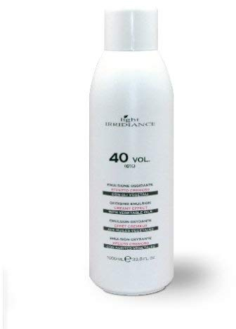 Light Irridiance Cromic 40 Vol. 12% - Emulsión oxidante efecto cremoso 150mL | Oxigenada para tinte, color permanente | Enriquecida con elemento vegetales