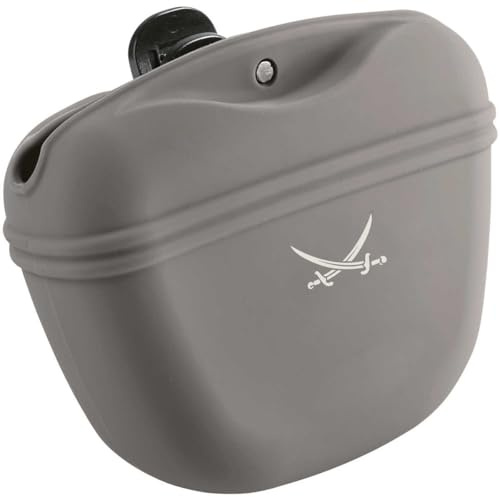 HUNTER Silikon Snackbeutel Sansibar Morsum S, grau/beige