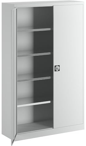 Mauser | Magazinschrank | HxBxT 1950 x 1200 x 420 mm | lichtgrau