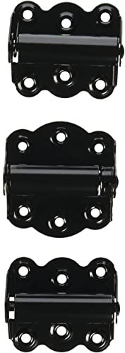 Wright Products V226BL Spring Loaded Door 2PK Self Closing Hinge, Black