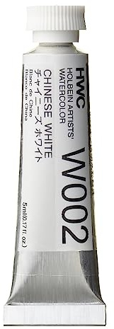 Holbein aquarelle : Tube de 5ml blanc de Chine
