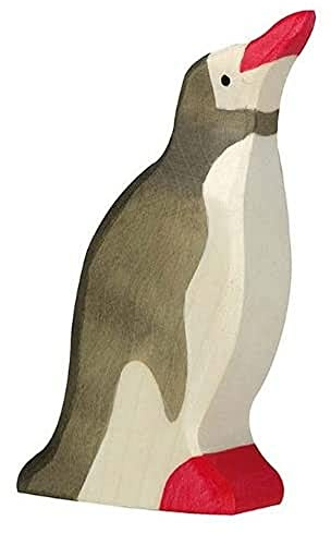 Holztiger Pinguin, Kopf hoch, 80210