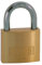 Kasp K12040A1 Messingschloss, 40 mm, gleichschließend