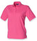 Henbury Ladies Pique Polo Shirt : Color - Fuchsia : Size - 16