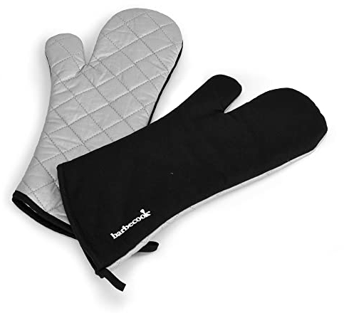 Barbecook 223.0702.000 Paar Lange Grill-Handschuhe, Schwarz, 40 x 3 x 20 cm