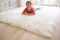 Steffensmeier Flokati 1500 Teppich Natur Kult Shaggy Teppich Hochflor Langflor neu Neuseeland 100% Schurwolle, Größe: 110 cm rund