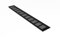Lüftungsgitter Aluminium Stegblech - Schwarz pulverbeschichtet - Breite 80 mm - Länge 1000 mm -