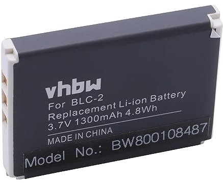 vhbw Akku kompatibel mit Nokia 3395, 3520, 3530, 3560, 3570, 3585, 3510, 3585i, 3410, 3510i Handy Smartphone Telefon (1300 mAh, 3,7 V, Li-Ion)