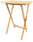 Anika 62090 Folding TV Table, Natural Wood, 38.5 x 48.5 x 65cm