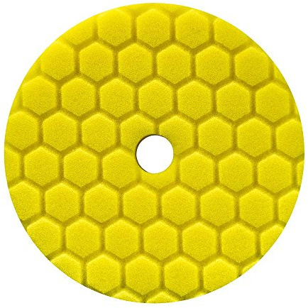 Chemical Guys Hex-Logic Quantum Heavy Cutting Pad Yellow | 6.5 Inch