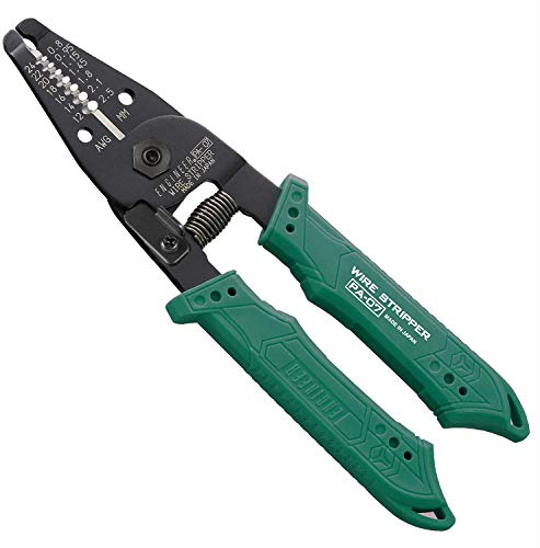 Precision Wire Strippers, Professional Grade, Super Sharp Carbon Steel Jaws. Made in Japan. ENGINEER pa-07
