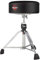 Gibraltar Schlagzeughocker, Drumhocker 9000 Series Round Softy, 9608SFT (Durchmesser: 35cm, Cordura-Material und Vinyl-Sitzfläche, Super Lock, Dreibein-Position, 'Super Foot' Gummifüße)