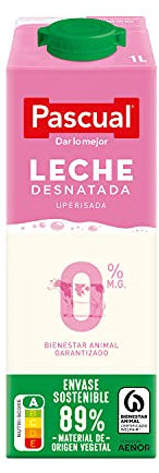 Leche Pascual - Clásica Leche Desnatada 0% - 1 L