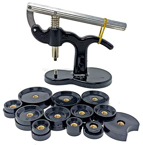 mixed24 Gehäuseschließer Einpresswerkzeug Uhrendeckelpresse Deckelpresse Uhrenwerkzeug Deckelschließer Bodenschließer