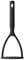 Brabantia Black Nylon Schiacciapatate, Antiaderente, Plastica