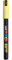 Uni-Ball Posca - Marqueur pointe calibrée extra fine jaune - PC1MR J