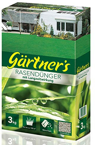 Gärtner’s Rasendünger mit Langzeitwirkung 3 kg