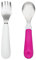 OXO Tot Fork and Spoon Set (Raspberry)