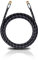 Oehlbach XXL Transmission Ultra - High End HPOCC Antennenkabel für TV und Radio, Koaxialstecker m/w, DVB-T2, HDTV, 4k & Ultra HD - 2,20m schwarz/grau