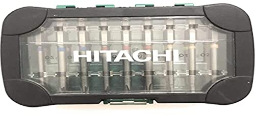 HiKOKI 750361 - 18-teiliger Bitsatz, extra lang, 75 mm, PH1-2-3, PZ1-2-3, flach 4.5 – 6.5, Hex 3-4-5, T10-15-20-25-27-30-40