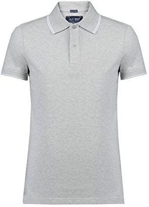 Armani Jeans Men's Slim Fit Grey Polo Shirt XL