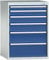 Werkstattschrank Schubladenschrank Stahlschrank 1000 X 725 X 750 HxTxB 6 Auszüge