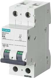 Siemens 5sl6 – Automatischer Leitungsschutzschalter 400 V 6 kA 2-polig c-2 a